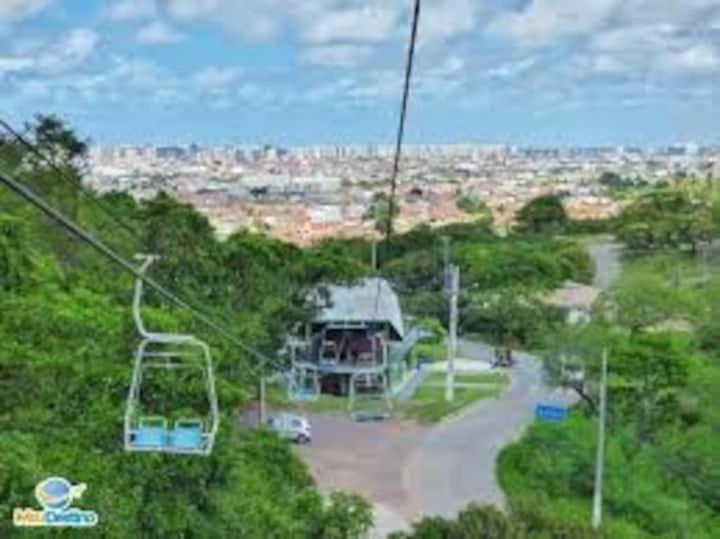 아라카주 Oceano Azul Hospedagens A 50 M Da Orla-Passarela Do Caranguejo 빌라 외부 사진